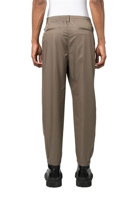 Jogger style lyocel blend trousers di Emporio Armani EMPORIO ARMANI | Trousers | 3R1PF5 1NSEZ0440